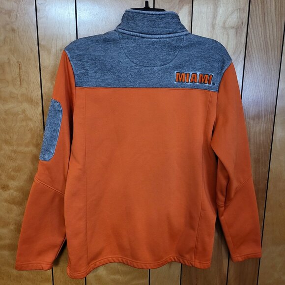 Miami Hurricanes Jacket Windbreaker SMALL Inner Liner Zip Up Logo Colosseum D1 - Picture 6 of 7